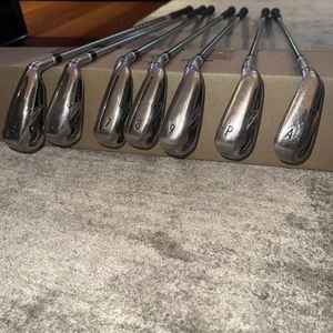 TaylorMade SIM2 Max OS Iron Set 5-PW, AW 7 Piece KBS Regular flex Shaft - Picture 1 of 14