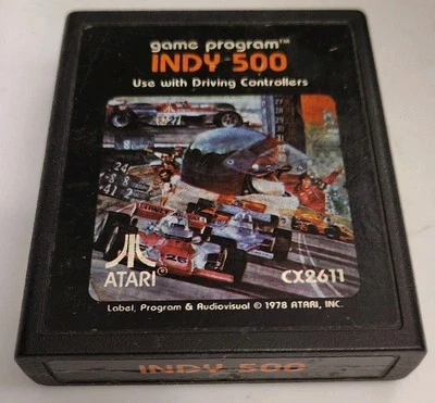 Vintage 1977 Atari Indy 500 Game UNTESTED  - Image 1 of 3