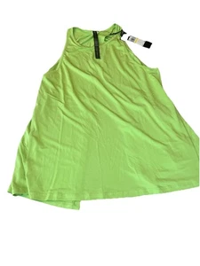 NWT FILA-Lux Open Back Work Out Tank Top Women’s Sz M Neon Green Gym Athletic - Picture 1 of 7