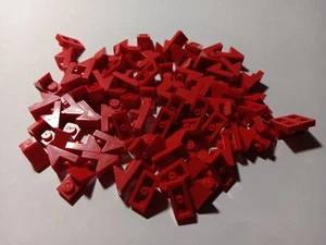 LEGO BULK LOT 78 RED SLOPE 45 2 X 1 2/3 CUTOUT #92946 - Picture 1 of 1