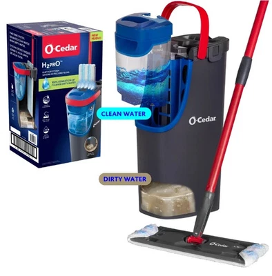 O-Cedar H2prO Microfiber Flat Mop System - New