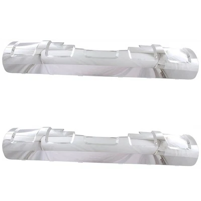 Bumper Face Bar Trims Molding Step Pads Set of 2 Rear Driver & Passenger Pair - Image 1 of 4