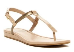 Cole Haan Strappy Sandals Women’s Size 11 B New With Box Gold / Cream Nude - Picture 1 of 4