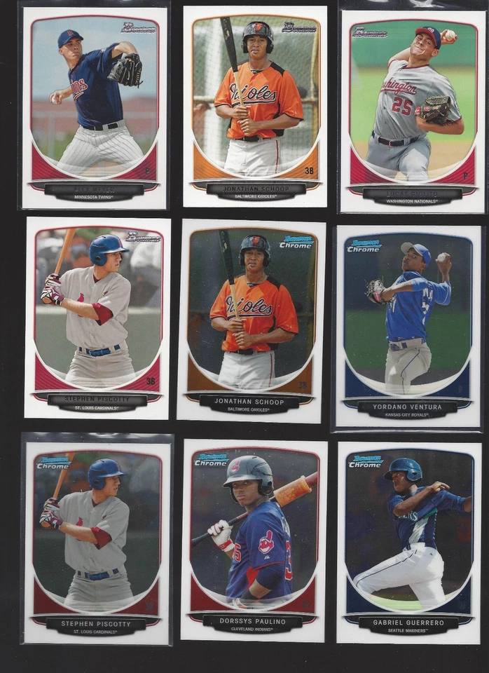 2013 BOWMAN PROSPECTS - ROOKIE RC'S, 1st cards - PAPER or CHROME - U PICK!!! - Image 1 of 1