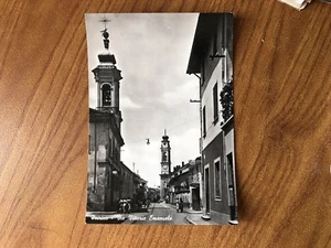 CARTOLINA POIRINO VIA VITTORIO EMANUELE VIAGGIATA 1957 WW - Foto 1 di 2