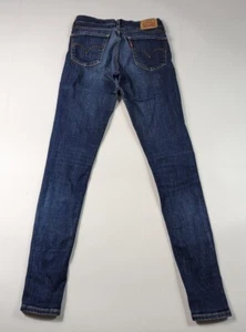 Levi's 710 Super Skinny Distressed Stretch Jeans Size 26 L31 - Picture 1 of 4