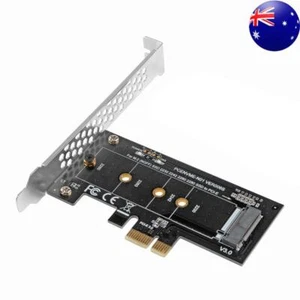PCI-E 3.0 x4 to M.2 Key Slot Converter Adapter and Low profile brack - Afbeelding 1 van 6