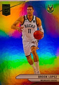 Brook Lopez 2023-24 Donruss Elite Basketball Holo Base Card #111 Milwaukee Bucks - Picture 1 of 2