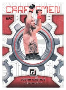 2022 Donruss UFC #10 Justin Gaethje artigiani - Foto 1 di 2