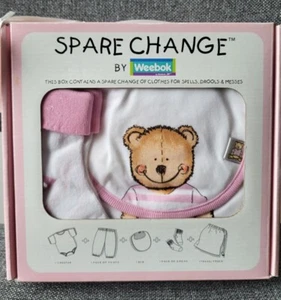 Baby girl clothing set NEW in box White Pink 18-24 months by Weebok - Picture 1 of 5