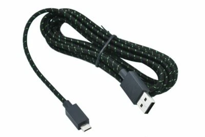 Cable de carga micro USB trenzado de 9 pies para controlador Microsoft Xbox One Elite Foto 1 de 4