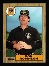 1987 Topps Tiffany #712 Don Robinson
