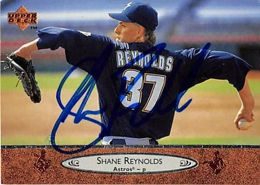 Shane Reynolds autographed baseball card (Houston Astros) 1996 Upper Deck #79 - Image 1 of 1