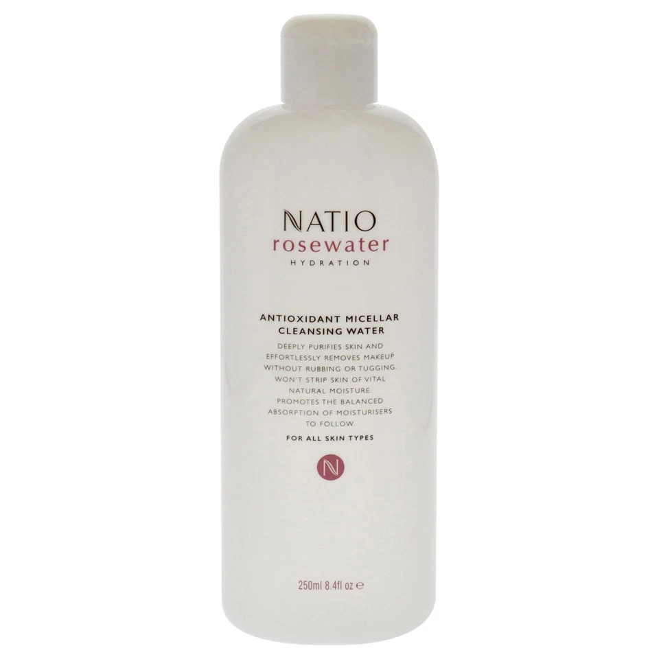 Rosewater Antioxidant Micellar Cleansing Water by Natio for Women - 8.4 oz Cl... - Image 1 of 1