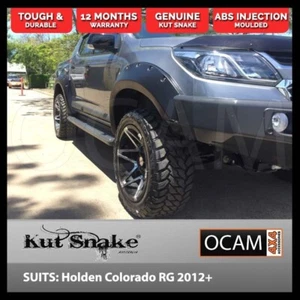 Kut Snake Flares Front & Rear Set for Holden Colorado RG 2012 - 06/2016 ABS (Cod - Picture 1 of 7