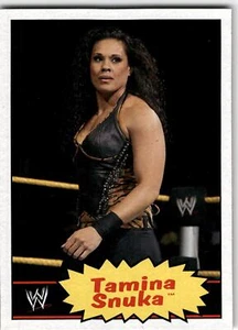 2012 Topps Heritage WWE #38 Tamina Snuka - Picture 1 of 2