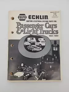 NAPA ECHLIN Ignition& Electrical for Passenger Cars & Trucks Catalog #114 1980 - Picture 1 of 9
