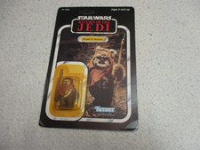 STAR WARS RETURN OF THE JEDI WICKET W WARRICK TAIWAN UNPUNCHED MOC 77 BACK 1983