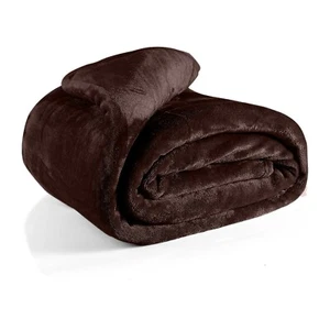 Large Mink Fleece Blanket Soft Light Weight Bed Blankets Throws Twin Queen Size - Picture 1 of 77