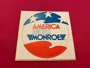 Vintage America Rides Monroe Decal/Sticker Shock Absorbers Auto Parts - Picture 1 of 5