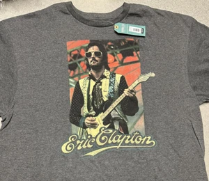 Eric Clapton Eric Occhiali da Sole Navy Heather Adulto Grande Camicia Musica - Foto 1 di 6