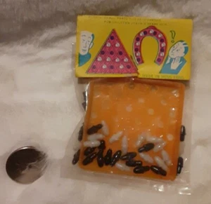 Vintage Square Peg Checkers Game Dime Store Toy Hong Kong 1960's NOS *2 - Picture 1 of 5