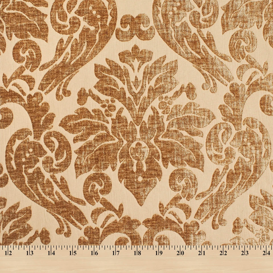 Tapicería de chenilla Julius Damasco Brocado Jacquard 57/59" tela por yarda Foto 1 de 1