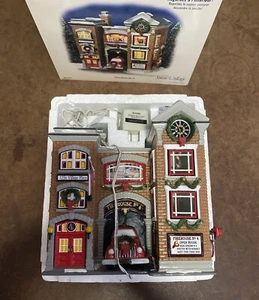 Department 56 “Fire house No. 4” Snow Village Series #55382 2005. RARE!! - Picture 1 of 3
