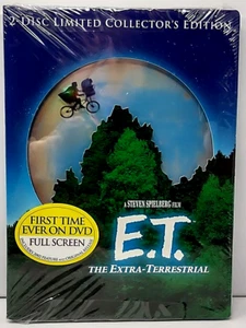 E.T. The Extra-Terrestrial 2-Disc Limited Collectors Edition Set DVD 2002 Sealed - Picture 1 of 10