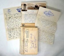1943-1945 33 World War 2 Soldier Letters to Family Basic Training Navigator Gun