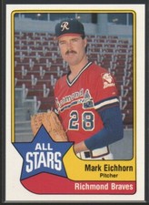 Mark Eichhorn 1989 Triple A All-Stars CMC #26 Richmond Braves Atlanta Braves  #1