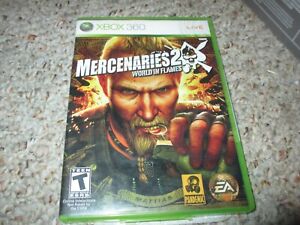 Mercenaries 2: World in Flames (Microsoft Xbox 360, 2008) Complete