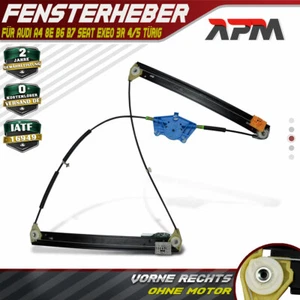 Fensterheber Vorne Rechts für Audi A4 Avant B6 B7 Seat Exeo 3R2 3R5 8E0837462B - Bild 1 von 9