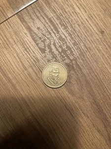 USA One Dollar WILLIAM HENRY HARRISON President 1$ Coin - Picture 1 of 2