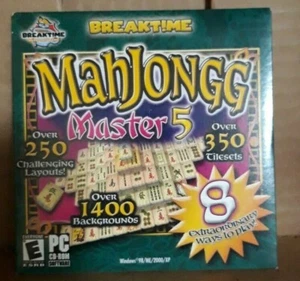 Mahjongg Master 5 (PC CD) New US Retail Store Edition Sealed - Picture 1 of 1