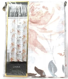 1 Count Croscill Liana Multicolor 72" X 72" Fabric Shower Curtain 100% Cotton - Picture 1 of 3