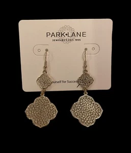 NEW PARK LANE “MOANA" PIERCED EARRINGS GOLD FILIGREE DANGLE - Picture 1 of 1