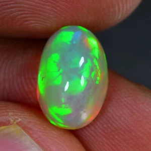 Incredibile flash 3D multicolore 100% naturale Welo opale solido 3,08 carati - Foto 1 di 1