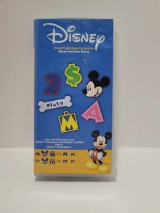 Cricut Disney Mickey Font Alphabet Numbers Cartridge Complete w/ Manual, Overlay - Picture 1 of 2