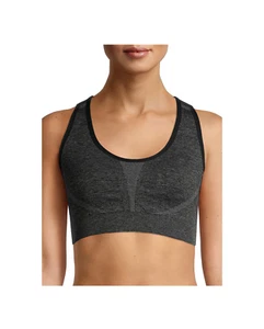 Avia Women's Sports Bra Active Fashion Low Support Grey Heather Color Size Small - Picture 1 of 4