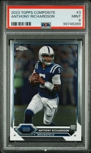 Anthony Richardson 2023 Topps Composite #3 PSA 9 Rookie - Imagen 1 de 2