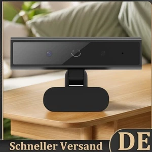 Webcam de reconnaissance faciale HD 1080P 2MP pour ordinateur Windows 10/11 caméra Web - Photo 1/17
