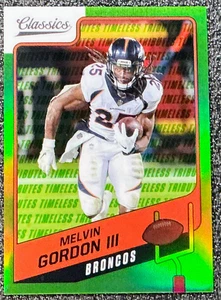 Melvin Gordon III 2021 Panini Classics Premium #90 Timeless Tributes Verde /20 - Foto 1 di 2