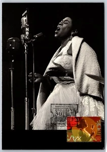 UN Jazz Dinah Washington FDC Maxi Card - Picture 1 of 2