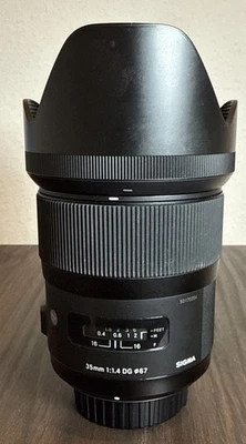Sigma 35mm 1:1.4 DG DN Ø67 Lens Made In Japan - Image 1 of 4
