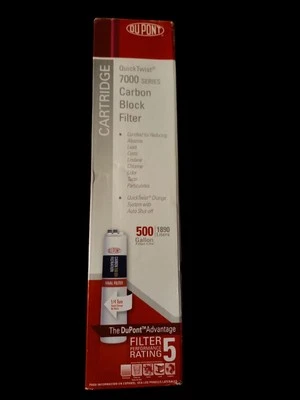 Картридж с угольным блоком фильтра Dupont QwikTwist серии 7000 — 500 галлонов - Изображение 1 из 4