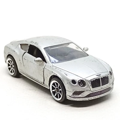 Majorette Bentley Continental GT V8 S серебристый 1:64 (3») дефект 001 - Изображение 1 из 4