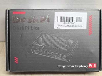 FOR PARTS  DeskPi Lite Pi5 Case with Active Cooling & Dual HDMI - Raspberry Pi 5 - Image 1 of 4