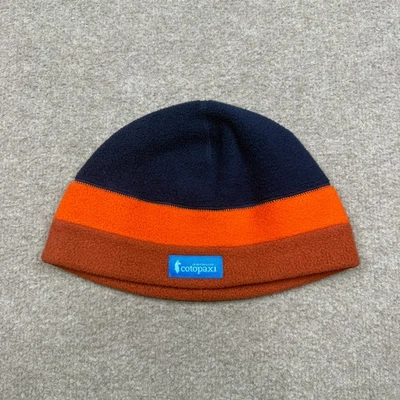 Cotopaxi Gorro Unisex Talla Única Naranja Marrón Azul Color Bloque Vellón Exterior Foto 1 de 4