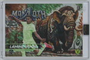 2024 Wild Card Dino-Might Jumbo Painted Mammoth Lamine Yamal Rookie 1/1 A48 - Picture 1 of 2